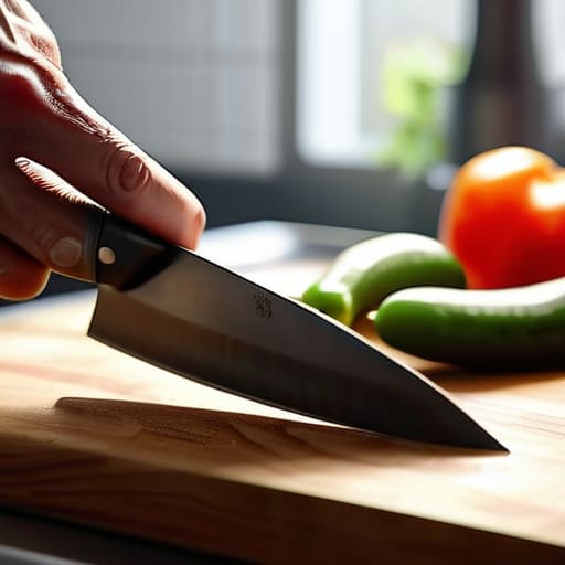 The Secret to Control How to Hold a Chef Knife.