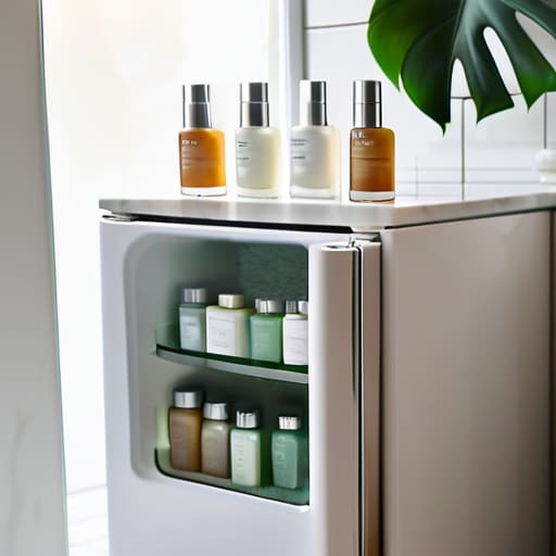 Maximizing cooling beauty products benefits.