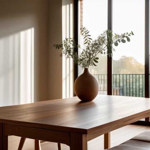 The Calm After the Chaos: decluttered dining room.