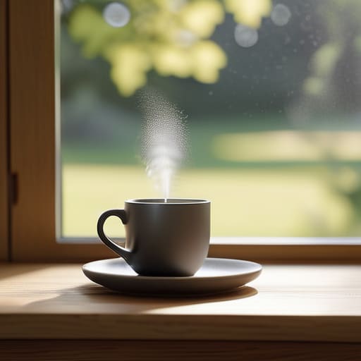 Achieving morning clarity through routine.