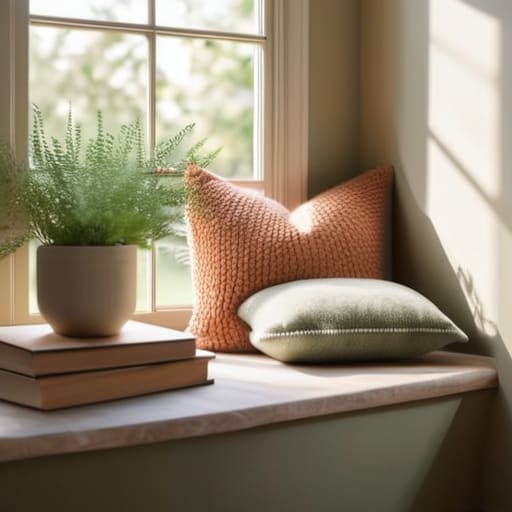 Cozy nook seating ideas for small spaces.