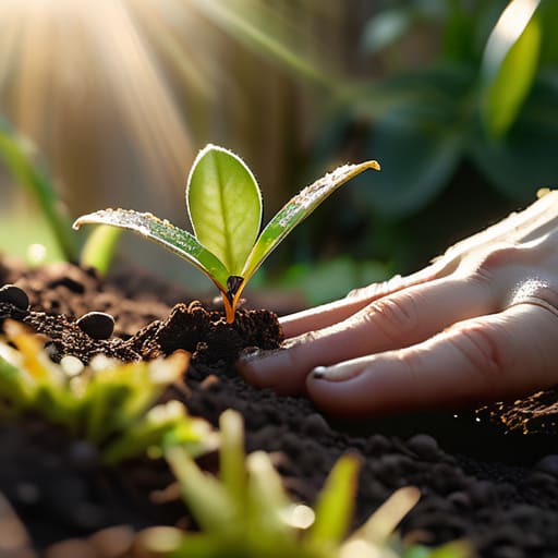 Enjoying a relaxing weekend gardening session.